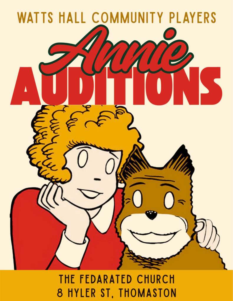 Annie Audition Flyer